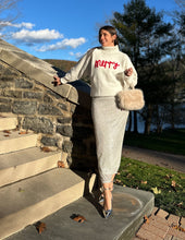 Load image into Gallery viewer, Merry Turtleneck Holiday Sweater | Winter White