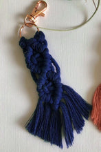 Load image into Gallery viewer, Macrame Fringe Keychain