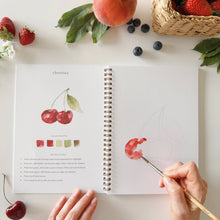 Load image into Gallery viewer, Fruit watercolor workbook
