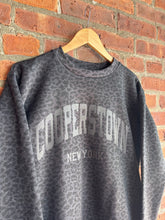 Load image into Gallery viewer, Cooperstown NY | Cheetah Crewneck Graphic Sweatshirt
