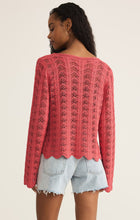 Load image into Gallery viewer, Azura Crochet Sweater | Persimmon