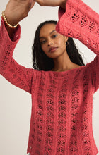 Load image into Gallery viewer, Azura Crochet Sweater | Persimmon