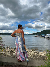 Load image into Gallery viewer, Periwinkle | Cotton Candy Floral Twist Maxi