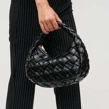 Load image into Gallery viewer, Noreen Woven Clutch: Black