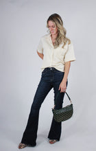 Load image into Gallery viewer, Chrissy | Sand Button Up Shirt