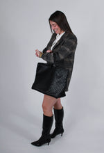 Load image into Gallery viewer, Kingston Relaxed Plaid Blazer | Latte