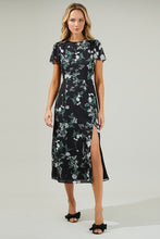 Load image into Gallery viewer, Angelica Floral Slit Midi Dress