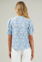 Load image into Gallery viewer, Moonflower Eyelet Button Down Blouse