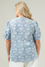 Load image into Gallery viewer, Moonflower Eyelet Button Down Blouse