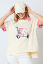 Load image into Gallery viewer, Golf Cart Short Sleeve Top | Pink