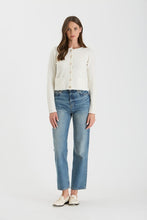 Load image into Gallery viewer, Ivory Button Front Cardigan