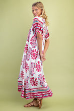 Load image into Gallery viewer, Melody Midi | Berry Print Yoke Midi Dress