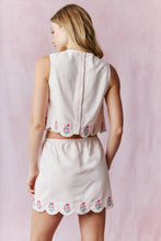 Load image into Gallery viewer, Taylor | Yellow | Embroidery Detail Striped TOP