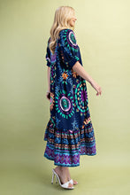 Load image into Gallery viewer, Luna| Navy Printed Dress