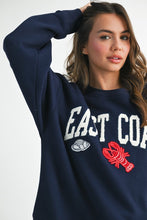 Load image into Gallery viewer, East Coast Graphic Fleece Pullover