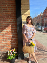 Load image into Gallery viewer, Kait | Lavender Floral Midi Dress