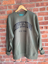 Load image into Gallery viewer, Cooperstown NY Varsity | Green Crewneck Graphic Sweatshirt