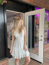 Load image into Gallery viewer, Laci | White Tie Back Dress