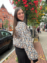 Load image into Gallery viewer, Fabiloa | Floral Bomber Jacket | Black