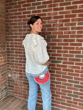 Load image into Gallery viewer, Eyelet lace Embroidered Blouse | Cream