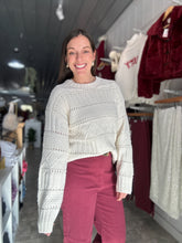 Load image into Gallery viewer, Cento Cable Sweater | Warm White