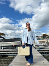 Load image into Gallery viewer, All Day Knit Denim Jacket | Washed Indigo