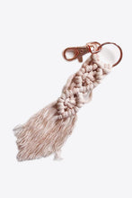 Load image into Gallery viewer, Macrame Fringe Keychain