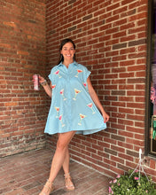 Load image into Gallery viewer, Sequin Martini Shirt Dress 🍸 Cocktail