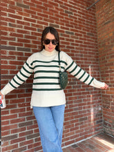 Load image into Gallery viewer, Alainie Sweater | Green Striped