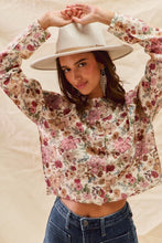 Load image into Gallery viewer, Meg | Floral Print Button Front Sweater Cardigan Top