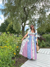 Load image into Gallery viewer, Periwinkle | Cotton Candy Floral Twist Maxi