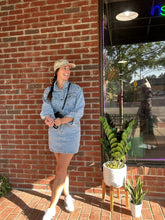 Load image into Gallery viewer, Blair | Denim Long Sleeve Dress
