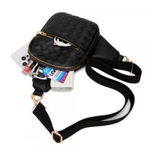 Load image into Gallery viewer, Basket Weave Sling Belt Bag