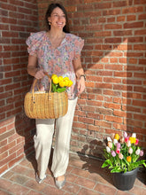 Load image into Gallery viewer, Claudia | Floral Tie Front Top