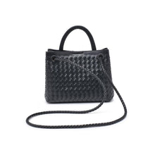 Load image into Gallery viewer, Blakely Woven Crossbody: Black