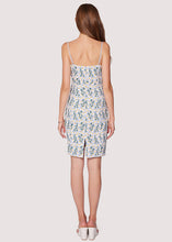 Load image into Gallery viewer, Breath of Youth Scallop Pencil Skirt Dress | LIGHT-BLUE