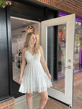 Load image into Gallery viewer, Laci | White Tie Back Dress