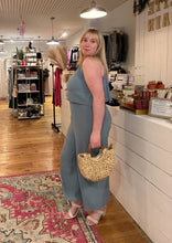 Load image into Gallery viewer, Jolie | Ribbed Jumpsuit in Blue
