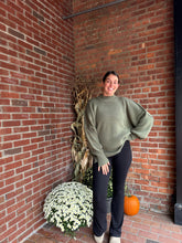 Load image into Gallery viewer, Sandy | Olive Oversized Sweater
