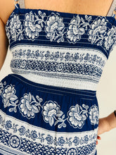 Load image into Gallery viewer, Alex Mini Twist Dress Floral strips vacation
Cooperstown, NY 13326