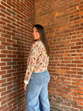 Load image into Gallery viewer, Meg | Floral Print Button Front Sweater Cardigan Top