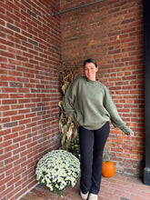 Load image into Gallery viewer, Sandy | Olive Oversized Sweater