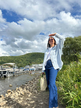 Load image into Gallery viewer, All Day Knit Denim Jacket | Washed Indigo