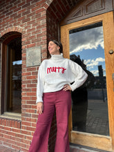 Load image into Gallery viewer, Merry Turtleneck Holiday Sweater | Winter White