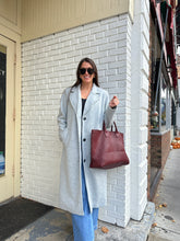 Load image into Gallery viewer, Conway Plush Coat | Classic Heather Grey