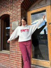 Load image into Gallery viewer, Merry Turtleneck Holiday Sweater | Winter White