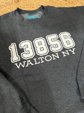 Load image into Gallery viewer, 13856 Walton NY | Zip Code Crewneck Sweatshirt