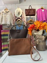 Load image into Gallery viewer, Izzy Crossbody w/ Guitar Strap: Brown
