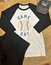 Load image into Gallery viewer, Game Day | Baseball 3/4 Sleeve