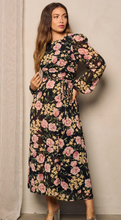 Load image into Gallery viewer, Aylani | Floral Long Sleeve Maxi Dress